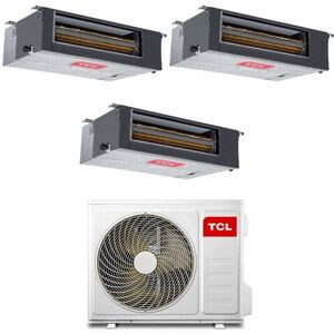 TCL Climatizzatore Trial Split Canalizzato 12+12+12 con MT2730 Inverter R-32 Classe A++