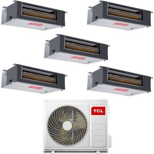 TCL Climatizzatore Penta Split Canalizzato 9+9+12+12+12 con MT4250 Inverter R-32 Classe A++