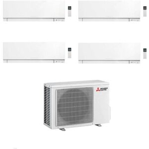 Mitsubishi Climatizzatore Quadri Split Kirigamine Zen MSZ-EF Bianco 9+9+9+12 con MXZ-4F72VF Inverter R-32 Wi-Fi Classe A++