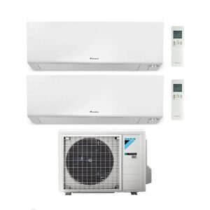 Daikin Climatizzatore Dual Split Bluevolution serie FTXM-R PERFERA 12+12 con 3MXM52A9 R-32 Wi-Fi Integrato