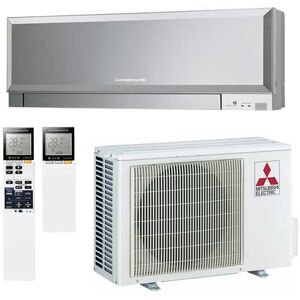 Mitsubishi Climatizzatore 9000 Btu A+++ Kirigamine Zen R32 Msz-Ef25vgk Silver Argento Wifi Integrato