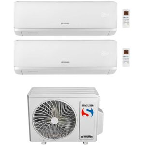 Sinclair Climatizzatore Condizionatore Dual Split 12000+12000 12+12 Btu Kw.5 A++ Ray Mv-E18bi2 R32