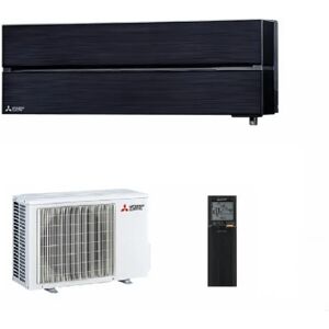 Climatizzatore/Condizionatore Mitsubishi Electric Monosplit Parete Kirigamine Style Black e 12000 Btu MSZ-LN35VGB