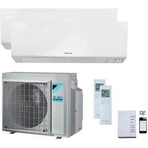 Climatizzatore Condizionatore Dualsplit Daikin perfera 2MXM68N + FTXM42R + FTXM42R modello 2021 wifi incluso