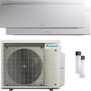 Condizionatore Daikin Emura 3 Dual Split 15000+15000 Btu Inverter A+ Wifi Unità Esterna 7.8 Kw Bianco (5MXM90A/FTXJ42AW_2)