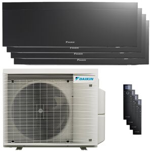 Condizionatore Daikin Emura 3 Quadri Split 9000+12000+12000+18000 Btu Inverter A++ Wifi Unità Esterna 7.4 Kw Nero (4MXM80A/FTXJ25AB_1/FTXJ35AB_2/FTXJ50AB_1)