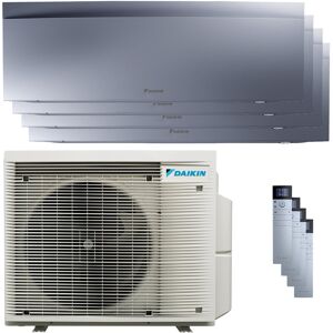 Condizionatore Daikin Emura 3 Quadri Split 7000+7000+9000+18000 Btu Inverter A++ Wifi Unità Esterna 7.4 Kw Silver (4MXM80A/FTXJ20AS_2/FTXJ25AS_1/FTXJ50AS_1)