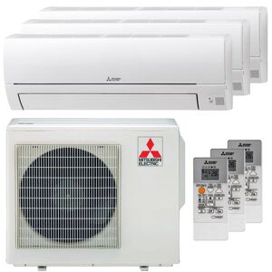 Condizionatore Mitsubishi Electric Msz-Hr Trial Split 9000+9000+12000 Btu Inverter A++ Esterna 5,0 Kw (MXZ-3HA50VF-MSZ-HR25VF-3-6BF69D)