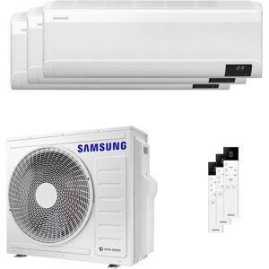 Condizionatore Samsung Windfree Elite 2023 Trial Split 7000+12000+12000 Btu Inverter A++ Wifi Unità Esterna 6.8 Kw (AJ068TXJ3KG/EU/AR07CXCAAWKNEU_1/AR12CXCAAWKNEU_2)