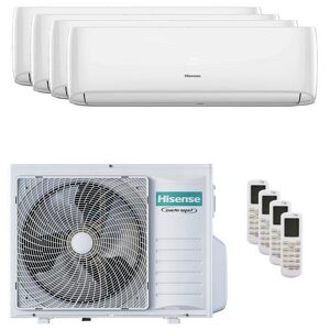 Condizionatore Hisense Hi-Comfort Quadri Split 7000+7000+7000+7000 Btu Inverter A++ Wifi Unità Esterna 8 Kw (4AMW81U4RJC/CF20YR04G_4)