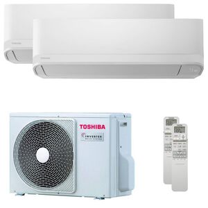 Condizionatore Toshiba New Seiya Dual Split 5000+5000 Btu Inverter A++ Unità Esterna 4,0 Kw (RAS-2M14G3AVG-E-RAS-B05E2KVG-E-2)