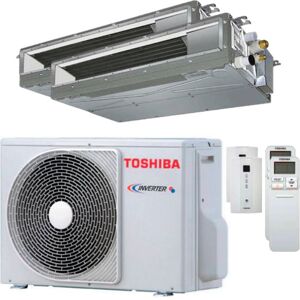 Condizionatore Toshiba Canalizzabile U2 Dual Split 9000+12000 Btu Inverter A++ Unità Esterna 5,2 Kw (RAS-2M18G3AVG-E-RAS-M10U2DVG-E-2-9E1B2A)