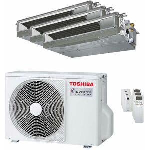 Condizionatore Toshiba Canalizzabile U2 Trial Split 7000+7000+16000 Btu Inverter A+++ Unità Esterna 5.2 Kw (RAS-3M18G3AVG-E/RAS-M07U2DVG-E_2/RAS-M16U2DVG-E_1)