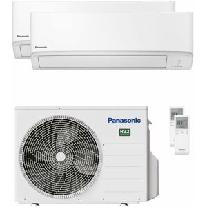 Condizionatore Panasonic Serie Tz Dual Split 9000+9000 Btu Inverter A+++ Wifi Unità Esterna 3.5 Kw (CU-2Z35TBE/CS-TZ25ZKEW_2)