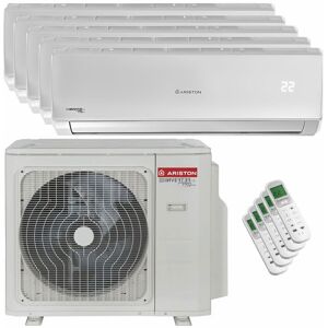 Condizionatore Ariston Alys R32 Penta Split 9000+9000+9000+9000+12000 Btu Inverter A++ Unità Esterna 12.4 Kw (3381263/3381251_4/3381252_1)