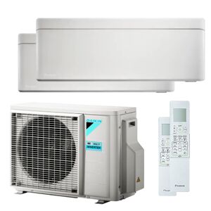 Condizionatore Daikin Stylish Dual Split 9000+9000 Btu Inverter A+++ Wifi Unità Esterna 5,0 Kw (2MXM50M9-FTXA25AW-2)