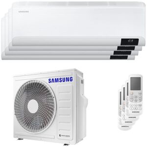 Condizionatore Samsung Cebu Wi-Fi Quadri Split 7000+7000+12000+12000 Btu Inverter A++ Wifi Unità Esterna 8,0 Kw (AJ080TXJ4KG/EU-AR07TXFYAWKNEU-4-ADD953)