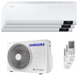 Condizionatore Samsung Cebu Wi-Fi Trial Split 7000+9000+9000 Btu Inverter A++ Wifi Unità Esterna 5,2 Kw (AJ052TXJ3KG/EU-AR07TXFYAWKNEU-3-8DD2CF)