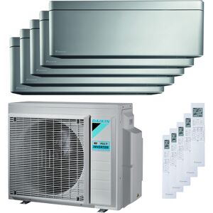 Condizionatore Daikin Stylish Penta Split 7000+7000+9000+9000+12000 Btu Inverter A++ Wifi Unità Esterna 9 Kw (5MXM90N-FTXA20BS-5-391D7E)