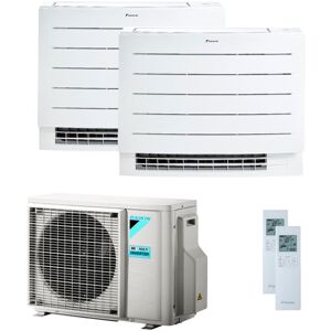 Condizionatore Daikin Perfera Floor Dual Split 9000+12000 Btu Inverter A+++ Wifi Unità Esterna 5,0 Kw (2MXM50N-FVXM25A-2-55E18B)