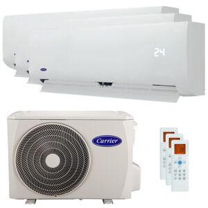 Condizionatore Carrier 42qhg Trial Split 7000+9000+9000 Btu Inverter A++ Esterna 6 Kw (38QUS021D8S3-42QHG009D8S-2-7)