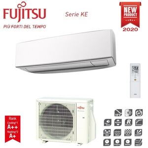 Climatizzatore Condizionatore Fujitsu Inverter Serie Ke 7000 Btu Asyg07keta White R-32 Wi-Fi Optional– New