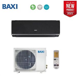 Climatizzatore Condizionatore Baxi Inverter Halo 9000 Btu R-32 Nero Specchiato - New