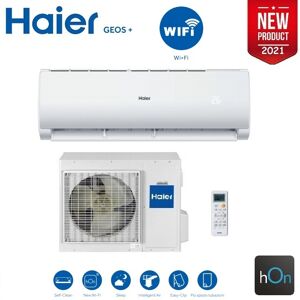 Climatizzatore Condizionatore Haier Inverter Serie Geos Plus R-32 As35tamhra-C A++ 12000 Btu Wifi Integrato - New