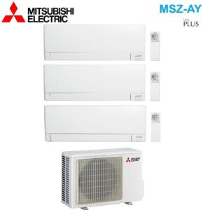 Climatizzatore Condizionatore Mitsubishi Electric Trial Split Inverter Linea Plus Serie Msz-Ay 9000+9000+18000 Btu Con Mxz-3f68vf Wi-Fi Integrato R-32 9+9+18