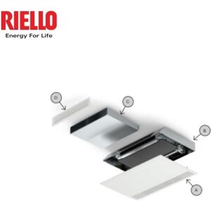 Riello Cassone Incasso A Soffitto Per Ventilconvettore Termoconvettore Fan Coil Serie 40 Codice: 20025169