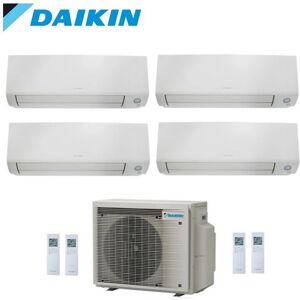 Climatizzatore Condizionatore Daikin Quadri Split Inverter Serie A Ftxm R-32 Perfera All Seasons Bluevolution 7000+7000+9000+15000 Con 4mxm80a9 Wi-Fi Incluso - New -7+7+9+15