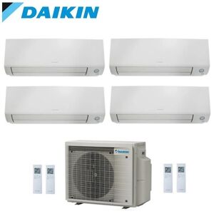 Climatizzatore Condizionatore Daikin Quadri Split Inverter Serie A Ftxm R-32 Perfera All Seasons Bluevolution 9000+9000+12000+12000 Con 4mxm80a9 Wi-Fi Incluso - New -9+9+12+12