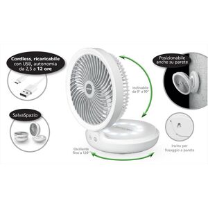 MACOM Compact Cordless Fan-bianco