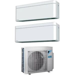 Daikin Condizionatore Stylish White Dual Split Inverter 5000+5000 Btu Wifi A+++ R32 2mxm40a