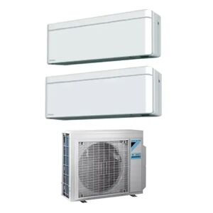 Daikin Condizionatore Stylish White Dual Split Inverter 5000+12000 Btu Wifi A+++ R32 2mxm40a