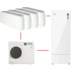 Argo Sistema A Pompa Di Calore Im Da 11 Kw Trifase Completo Di Accumulo Emix Tank 300 E Fancoil Sabiana Crc 23