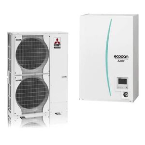 Mitsubishi Pompa Di Calore Ecodan Con Hydrobox Reversibile Da 10 Kw Trifase