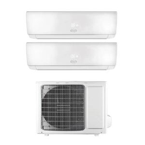 Argo Climatizzatore Ecowall Wifi Dual Split Da 9000+9000 Btu Con Inverter In R32 A++