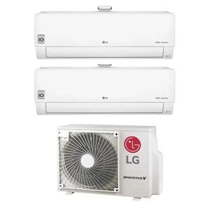 LG Climatizzatore Atmosfera Dualcool Dualsplit Da 9000+9000 Btu Inverter Con Wifi In R32 Mu2r15 A+++