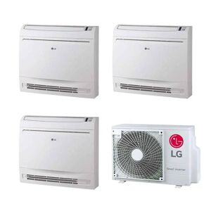 LG Climatizzatore A Console Trial Split Da 9000+9000+12000 Btu Uq09f+uq12f Inverter Con R32 In A+++ Mu3r19