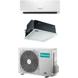 Hisense Climatizzatore Dual Split Inverter Bio Air E Cassetta 9000+12000 Btu R32 A++ 2amw52u4rxc