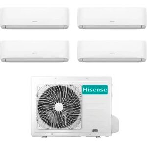 Hisense Climatizzatore Inverter Hi Comfort Wi-Fi Quadri Split 7000+7000+9000+12000 Btu 4amw81u4rjc R-32 A++