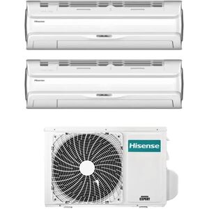 Hisense Climatizzatore Silentium Pro Dual Split 12000+12000 Btu Inverter Con Wifi 3amw72u4rjc