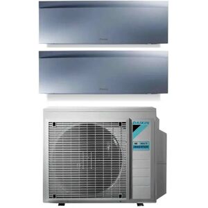 Daikin Climatizzatore Inverter Serie Emura Silver Iii Dual Split Da 9000+9000 Btu R32 A+++