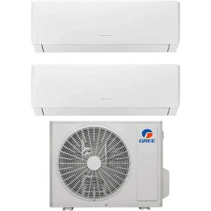 Gree Condizionatore Dual Split Con Inverter Da 9000+12000 Pular Wifi In A++ Con R32 Gwhd(14)Nk6oo