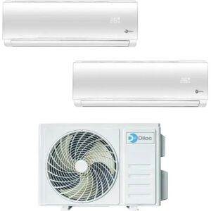 Diloc Climatizzatore Inverter Over Dual Split 9+9 9000+9000 Btu D.Over214 R 32 A+++ Wi-Fi Integrato