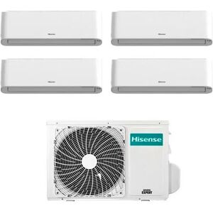 Hisense Climatizzatore Energy Pro Plus Quadri Split 12000+12000+12000+12000 Btu Inverter Con Wifi 4amw105u4raa In A++