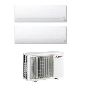 Mitsubishi Climatizzatore Bt Dual Split 9000+12000 Btu Con Inverter In R32 Wi-Fi Incluso In A+++ Mxz-2f53vf3