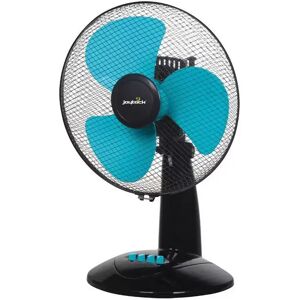 Ventilatore da tavolo 40cm 45W colore Celeste e Nero Joyteck