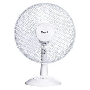 Tecnomat VENTILATORE DA TAVOLO BENT CON PALA Ø 40 cm COLORE BIANCO 3 VELOCITA'